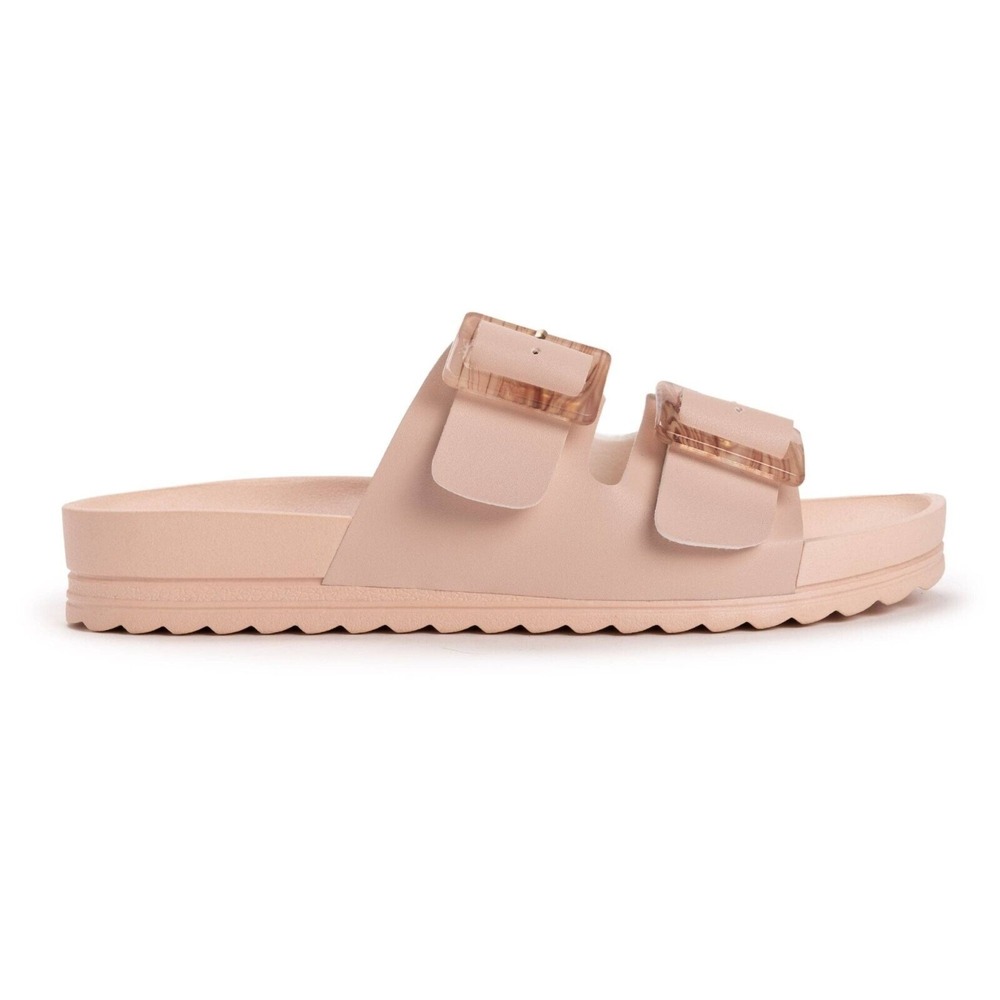 Women's Sandals Muk Luks Grand Cayman Blush Pink 8 New With Tags